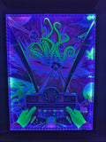 Custom UV lit poster display