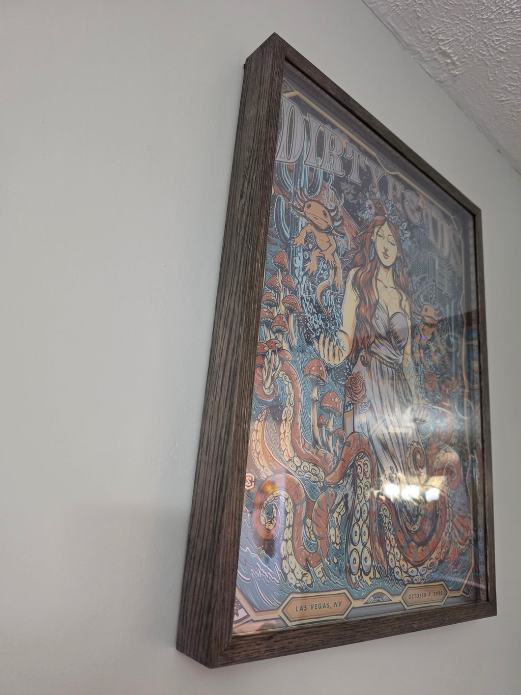 Custom UV lit poster display